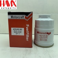 Fuel Filter for Ford Ranger Engine 2.5L, Mazda BT-50 2006-2011, CX-5 Engine 2.2L. (Code: AFG-69MC)