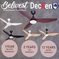 (CLIMATE VOUCHER) DECKEN DK 001 Optimus DC Motor Ceiling Fan (Elegant and Minimalist Design) With/wi