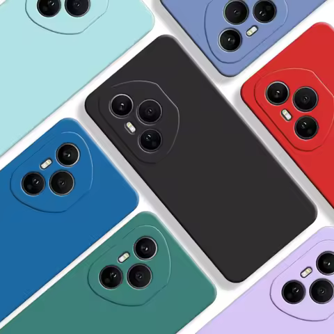 For Honor 400 Pro 5G Case For Honor 400 Cover Original Liquid Silicone Rubber Shockproof Bumper For 