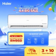 [FREE SHIPPING /READY STOCK] 4 Star Haier 1.0HP Inverter Air Conditioner / Anti Corrosion/ Smart Cle