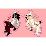Dreamer and folly acrylic charms