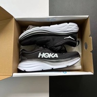 New Ready stock HOKA ONE ONE Bondi 8 Shock Absorption Running Shoes Black White
