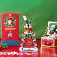 QIDINA 聖誕禮盒 聖誕樹造型珪藻土香氛擴香瓶200ml 贈聖誕袋