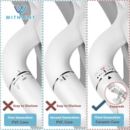 Bidet Attachment Ultra-Slim Toilet Seat Attachment Dual Nozzle Bidet Adjustable Water Pressure Non-E