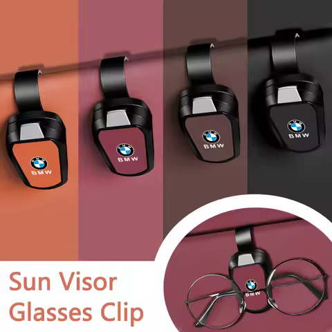 For BMW M E36 E39 E46 E60 E70 E90 E91 E92 F10 F40 G01 X1X3X4 X5 X6 X7 Car Visor Glasses Clip Eyeglas