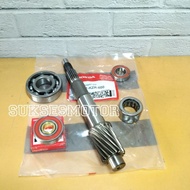 As pulley (KZR) + cvt tank bearing + pulley bearing set + bearing 6204 honda vario 125 150 all
