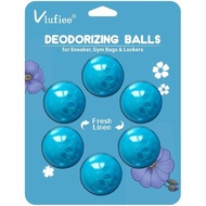 Shoe Deodorizer Balls for Sneaker, Fresh Linen Scent, Essential Oil Sneaker Deodorizer Ball, Small S