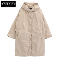 max Mara Weekend 25254960426 米色雙面穿中帽羽絨服，46 號（二手）