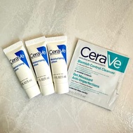 CeraVe適樂膚 長效清爽保濕乳5ml*3+ 淨膚白泥抗粉痘潔面露1.5ml