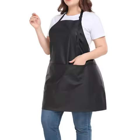 Large Size Adjustable Apron with 4 Pockets for Pet Grooming Hairdressing Nail Salon Artist's Apron