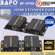 BAFO HDMI Extender Via UTP LAN 200 Meters 1080P - BF-374B / 4K - BF-374G