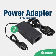 POWER AC/DC ADAPTER (12V-5A) 4 PIN UNIVERSAL