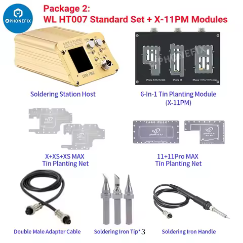 WL HT007 Motherboard Soldering Station For iPhoneX-13/14/15 16 Pro MAX PCB Board Middle Frame Layere