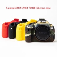 【XiaoQ grocery store】 Soft Camera Bag Canon EOS 700D Silicone Case Rubber Camera Body For Canon EOS 