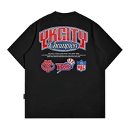 YKC Tshirt - YK City Champion Black Red T-007