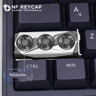 keycaps Delta mobile graphics card key cap eroded gold rose personality key cap red wolf mechanical 