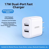 UGREEN | Green Alliance 20W Dual Port Charger Head Universal for Android Phones Multi Port PD Fast C