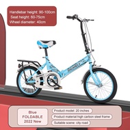 20 Inch Bike Cycling foldable bicycle Off-road City Bicycle Adult🔥🔥 Original SHIMANO Foldable Bike Double Disc Brake For Childrens Shock Absorber Bike with baskets
