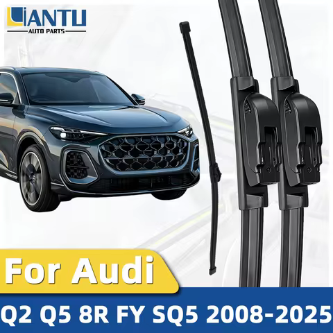 1/3PCS Front And Rear Wiper Kit For Audi Q2 Q5 8R FY SQ5 2008-2025 Windshield Wiper Silent Wiper Aut