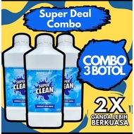 Sabun SUPER CLEAN By Senang Clean ( 3 botol ) / Heavy Duty / Menghilangkan Kesan KARAT , LUMUT Dan W