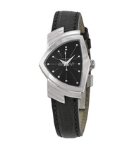 Hamilton Ventura Black Dial Asymmetric Ladies Watch H24211732