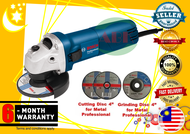 BOSCH GWS060 PROFESSIONAL 4  ANGLE GRINDER MESIN PENCANAI PENGISAR SUDUT ELECTRIK 670W (FREE 2 CUTTI