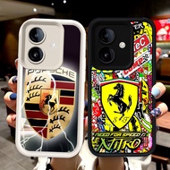 N48 Fashionable design Black and white silicone Casing for OPPO A3 A3X A79 A5 Pro A5X 5G Case