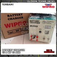 WIPRO Charger Aki Mobil Motor 10 A Battery Charger 10 AHR Cas Aki