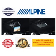 Alpine RSH10XS-R-B - 10inch WSVGA LCD with Room Light & HDMI Slim Roof Monitor / Rear Seat Monitor