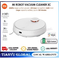 XIAOMI MIJIA Robot Vacuum-Mop 3C Sweeping Cleaner Washing Mopping LDS Laser Navigation 4000PA Cyclone Suction MiHome App