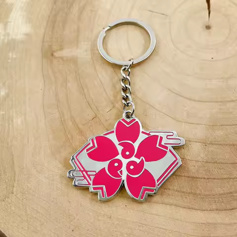 Sakura Empire Faction Icon Keychain Azur Lane Game Keyring Fashion Accessory Suitable For Bags And C