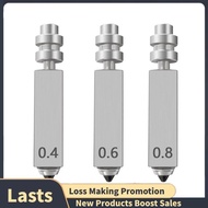 Quick-Swap Bimetallic Nozzles(3pcs) for   X Combo Hotend Hardened Steel 0.4/0.6/0.8mm 3D Printer Par