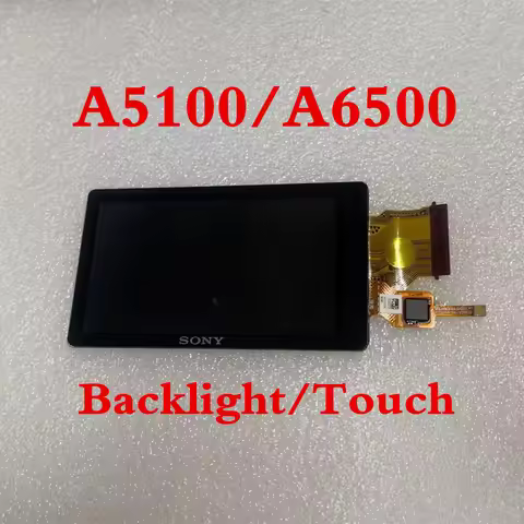 Gcell-New Original LCD Display Screen Repair Parts For SONY A5100 A6500 Camera Accessories with Back