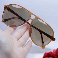 [0 degree lenses - SEE DESCRIPTION CAREFULLY - Avoid returns] 2Hand Japanese retro pilot sunglasses 