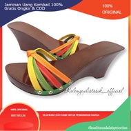 WOMEN'S WOODEN WEDGES SANDALS,/ STRAP WEDGES, RAINBOW WEDGES, UNIQUE WEDGES