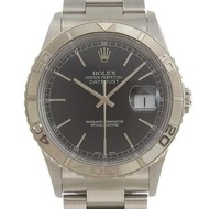 ROLEX 勞力士 Datejust Thunderbird 男士自動手錶 黑色錶盤 16264 F 系列