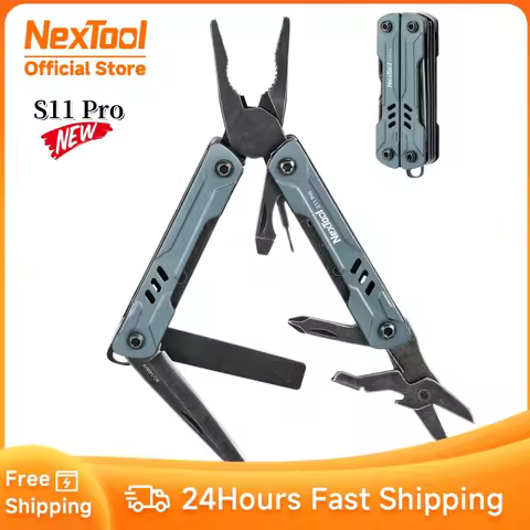 NexTool Mini Sailor Pliers S11 Pro 12In1 Multi Tool Folding Scissors Screwdriver Portable EDC Knife