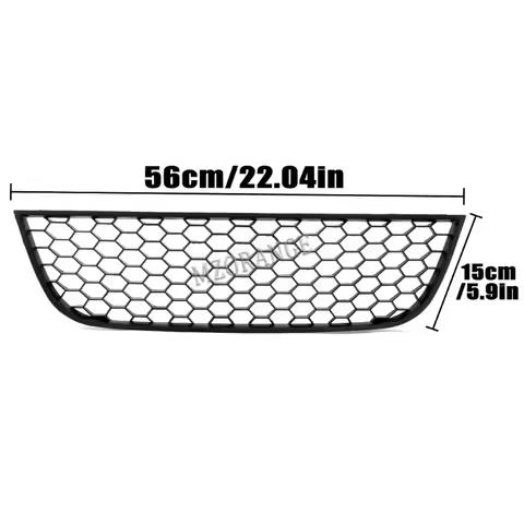 For VW POLO-GTI MK4 9N3 2006 2007 2008 2009 ABS Black High Quality Car Front Center Bumper Vent Gril