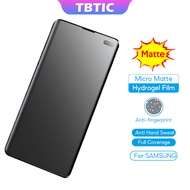 TBTIC Soft Screen Film For Samsung S24 S8 S9 S20 S10 S21 S22 S23Plus Ultra Note 20 10 Plus Ultra Note 9 8 Matte Screen Protector Hydrogel