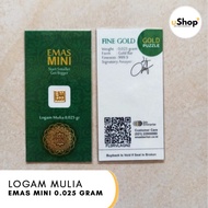 Ng4 Emas Mini Logam Mulia 0.025 gram