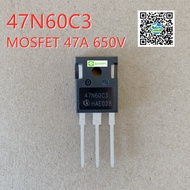 47N60C3 INFINEON MOSFET SPW47N60C3 มอสเฟต 47A 650V สำหรับซ่อมเครื่องเชื่อมไฟฟ้า (สินค้าในไทย ส่งเร็ว