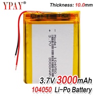 wonderful™1/2/4 Pieces 3.7 V Volt 3000mah Rechargeable Battery 104050 Li ion Polymer Po Batteries Fo