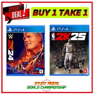 BUY 1 TAKE 1 WWE 2K24 +NBA2K25 Ps4