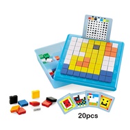 cod Montessori Mosaic Puzzle Toys Mushroom Nail Puzzle DIY Puzzle Blocks Set Creative Jigsaw Board C