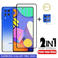 Tempered Glass Samsung M62 2021 Samsung F62 2021/ + Camera Lens - 2IN1