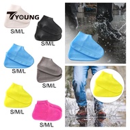 [In Stock] Waterproof Silicone Shoes Cover, Rubber Rain Shoe Cover, Reusable Overshoes Galoshes Non Slip Soft Shoe Protectors for Women Men Kids