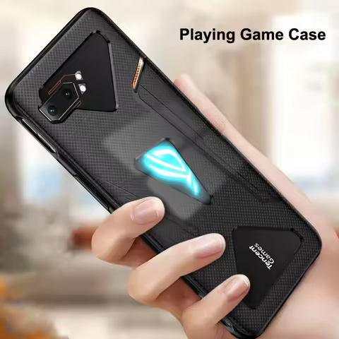 for Asus ROG Phone 8 7 6 5 Pro 5S 3 2 ZS660KL ROG3 Case Anti-fingerprint Shockproof Breathable Heat 