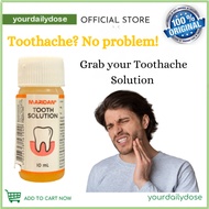 MARIDAN TOOTHACHE DROPS 10ML Fast Acting relief painful tooth solution