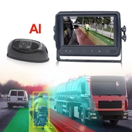 IP69K Waterproof Truck AI Camera Blind Spot Detection System With Pedestrian Detection for Bus Const
