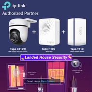 TP-Link Tapo Landed House Security Bundle Tapo C510W 3MP Camera + Tapo H100 + Tapo T110 Smart Home A